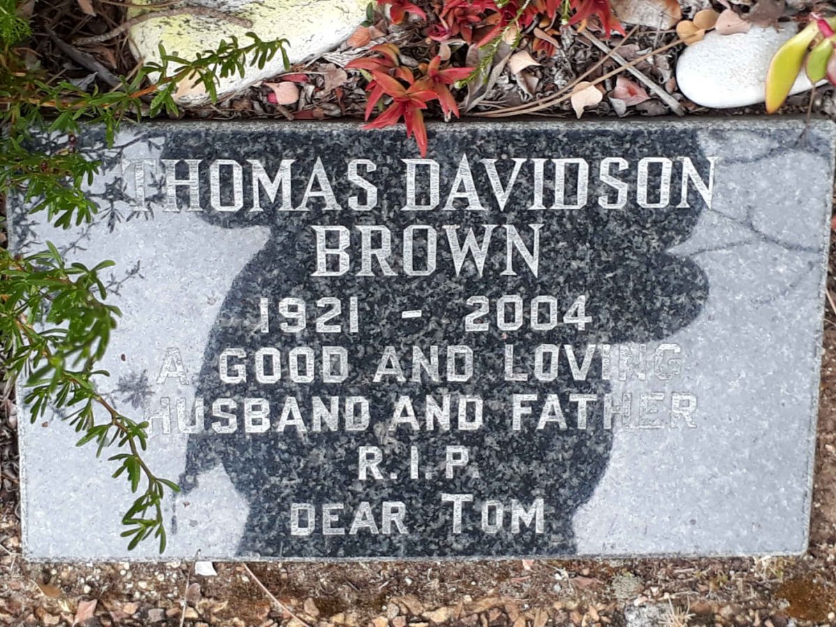 BROWN Thomas Davidson 1921-2004