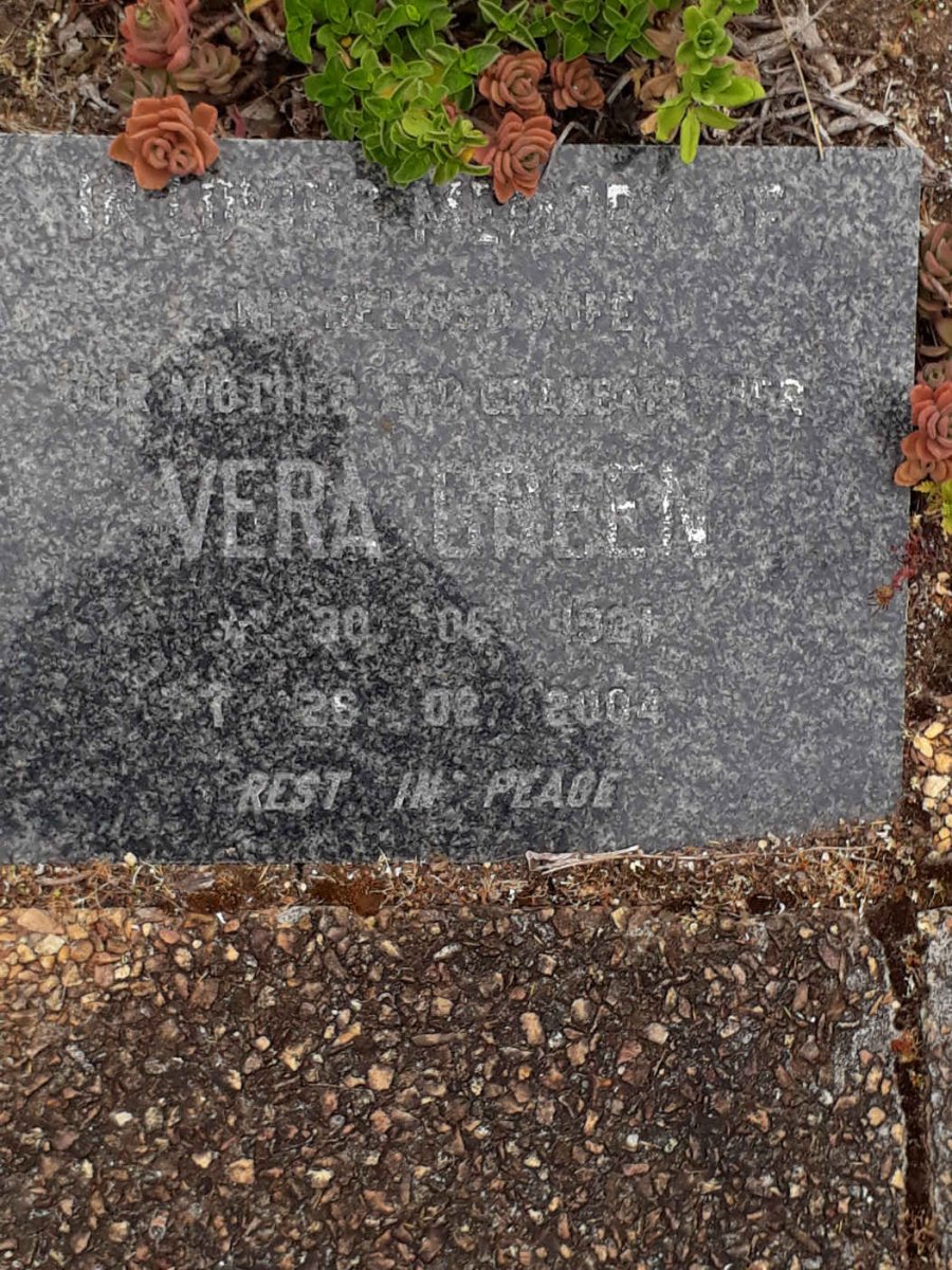 GREEN Vera 1921-2004