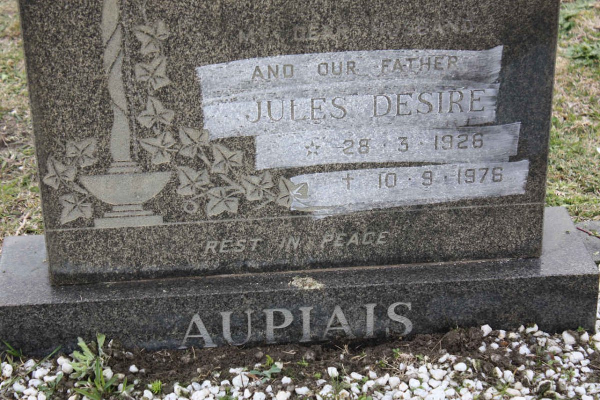 AUPIAIS Jules Desire 1926-1976