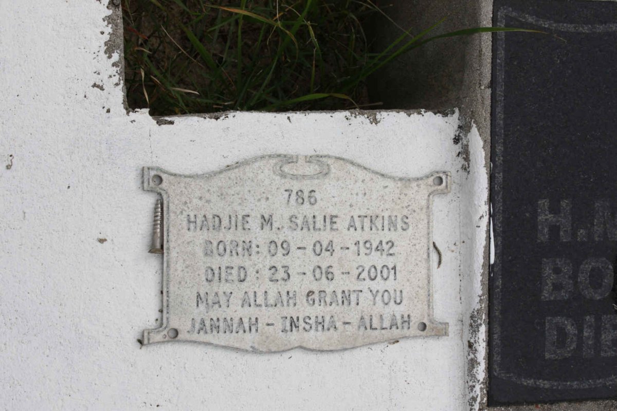 ATKINS Hadjie M. Salie 1942-2001