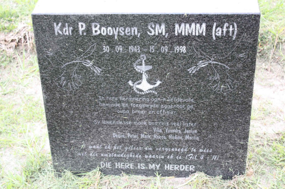 BOOYSEN P. 1943-1998
