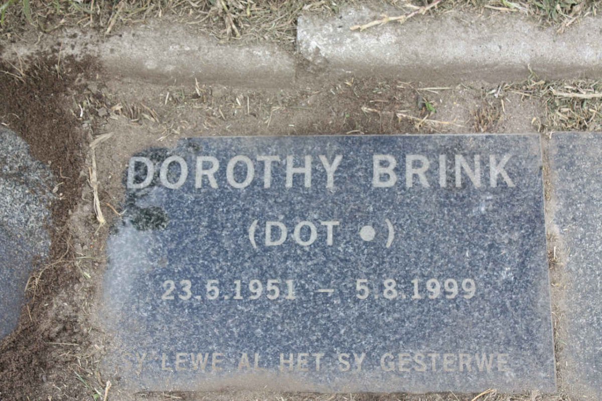 BRINK Dorothy 1951-1999