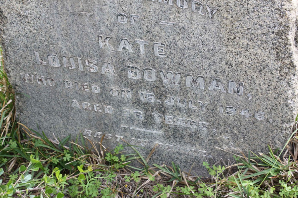 BOWMAN Kate Louisa -1946