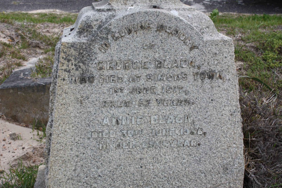 BLACK George -1917 &amp; Annie -1956