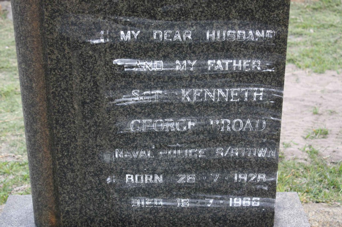 BROAD Kenneth George 1928-1966