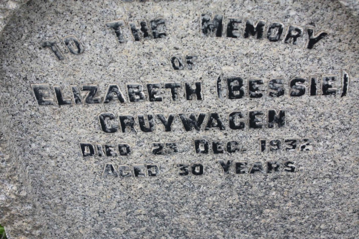 CRUYWAGEN Elizabeth -1937