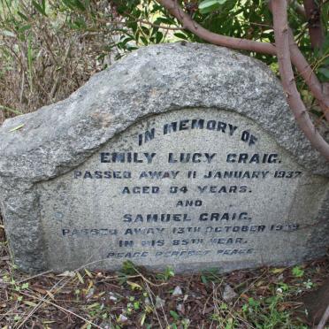 CRAIG Samuel -1939  &amp; Lucy -1937