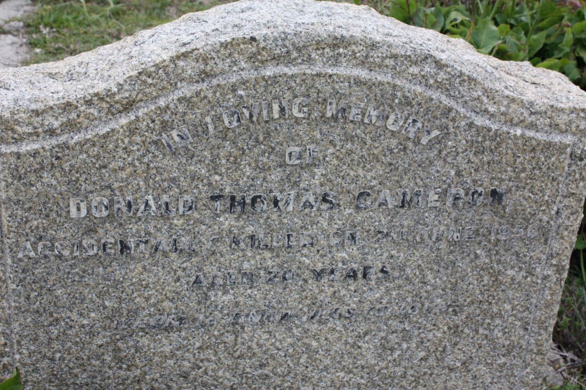 CAMERON Donald Thomas -1956