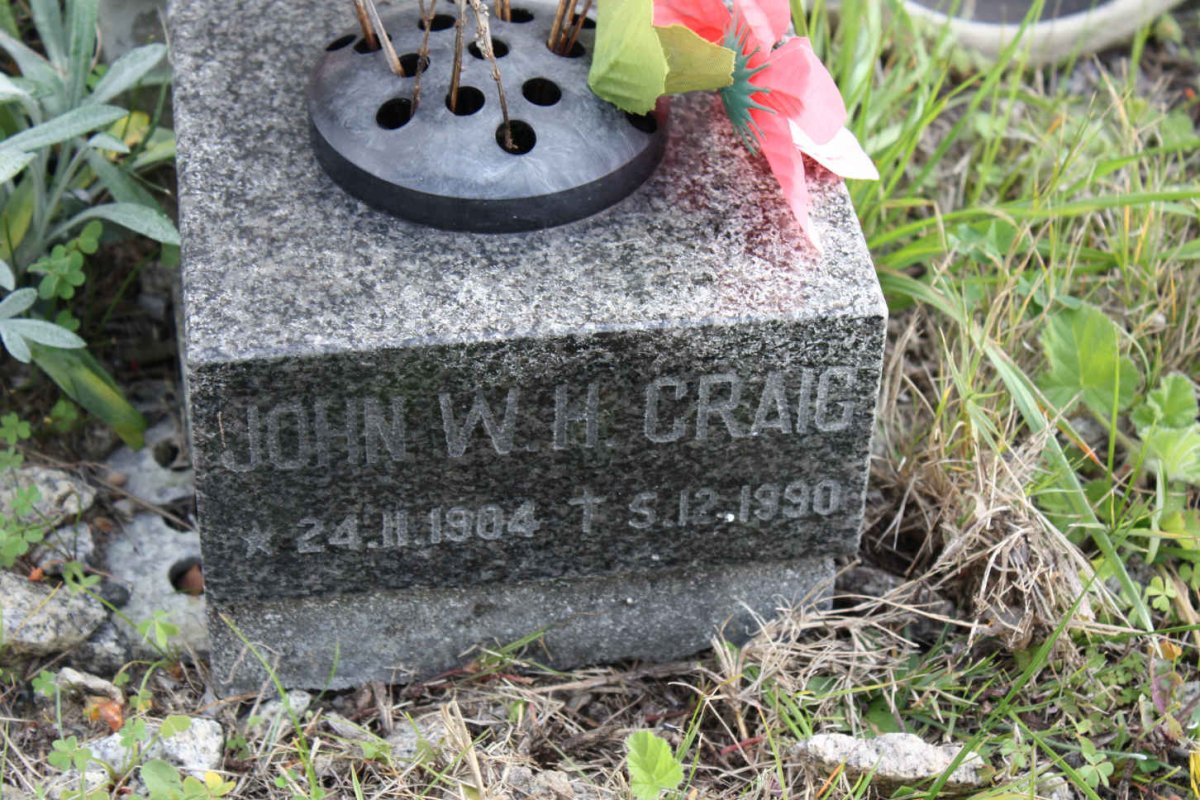 CRAIG John W.H. 1904-1990