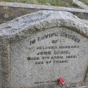 CRAIG John -1925