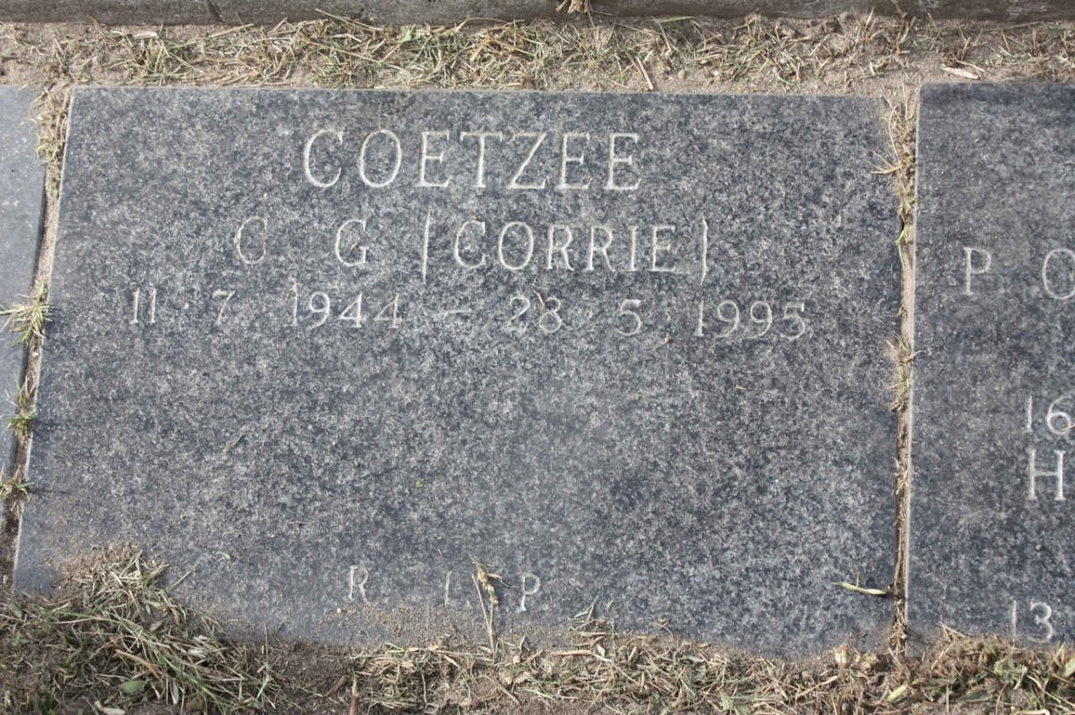 COETZEE C.G. 1944-1995