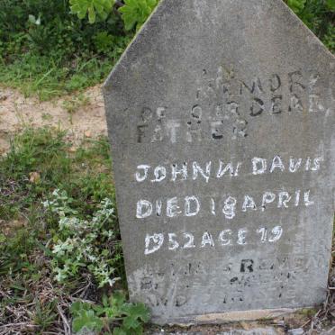 DAVIS John W. -1952