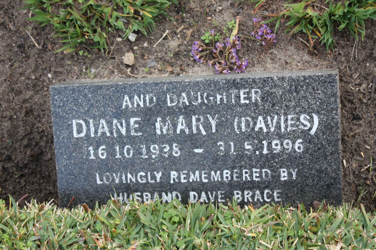 BRACE Diane Mary nee DAVIES 1938-1996