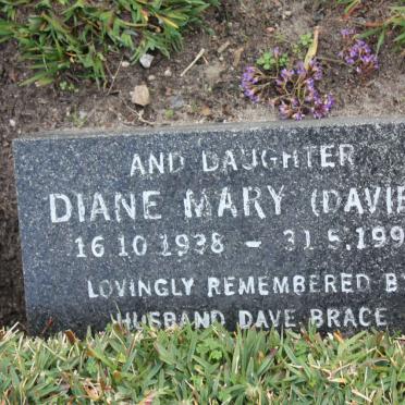 BRACE Diane Mary nee DAVIES 1938-1996