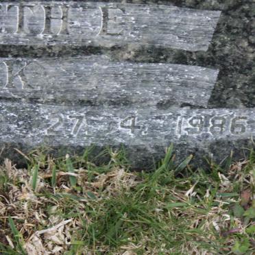 DICK Kenneth E. 1932-1986
