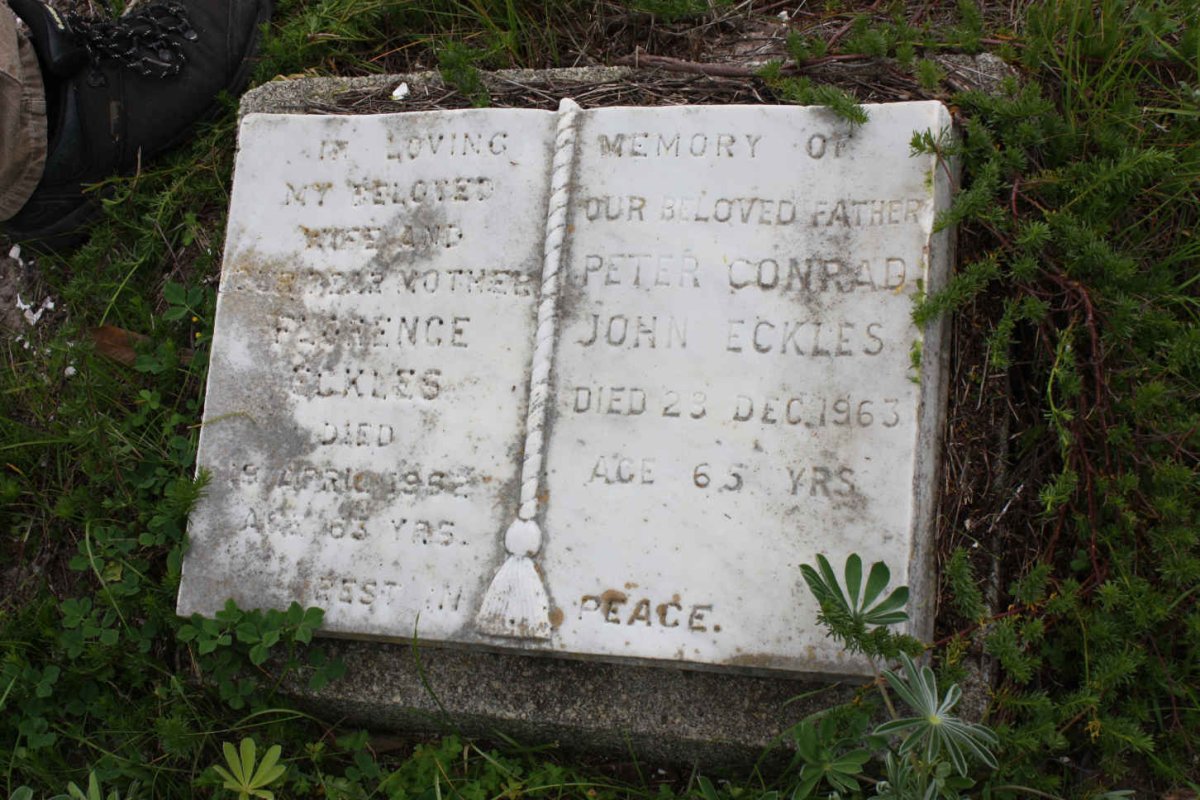 ECKLES Peter Conrad John -1963 &amp; Florence -195?