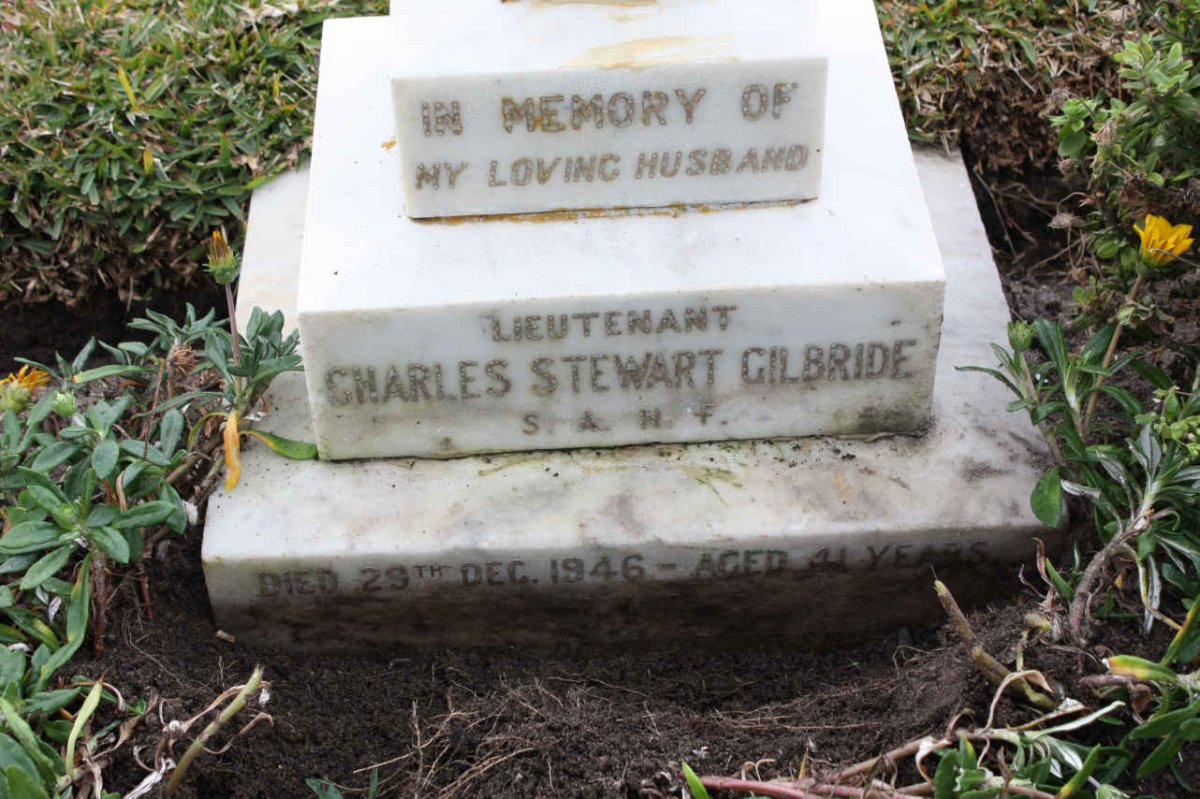 GILBRIDE Charles Stewart -1946