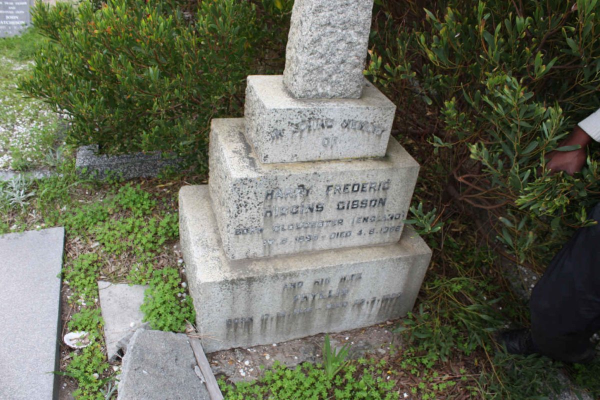 GIBSON Harry Frederic Higgins 1895-1966 &amp; Phyllis 1914-198?