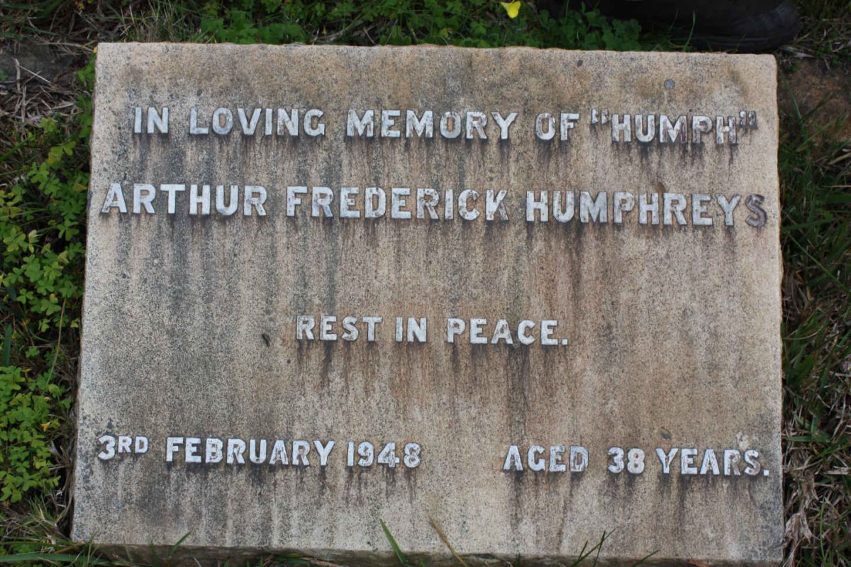 HUMPHREYS Arthur Frederick -1948