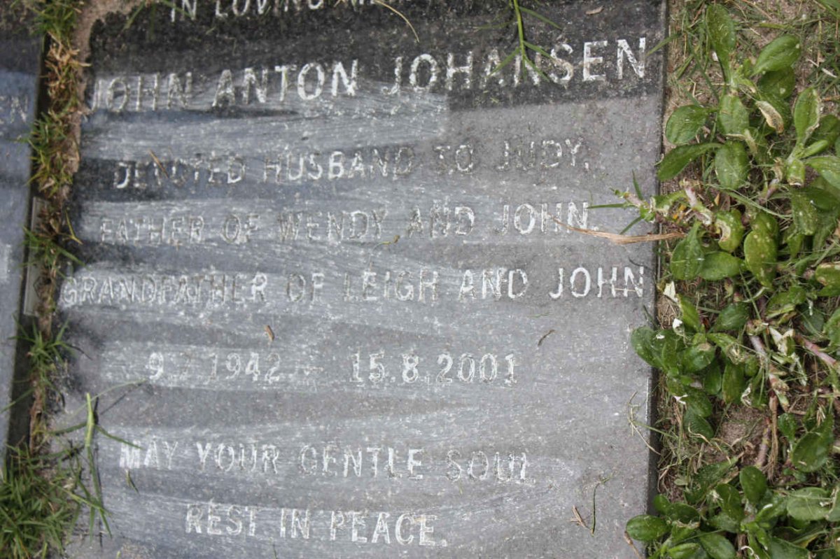 JOHANSEN John Anton 1942-2001