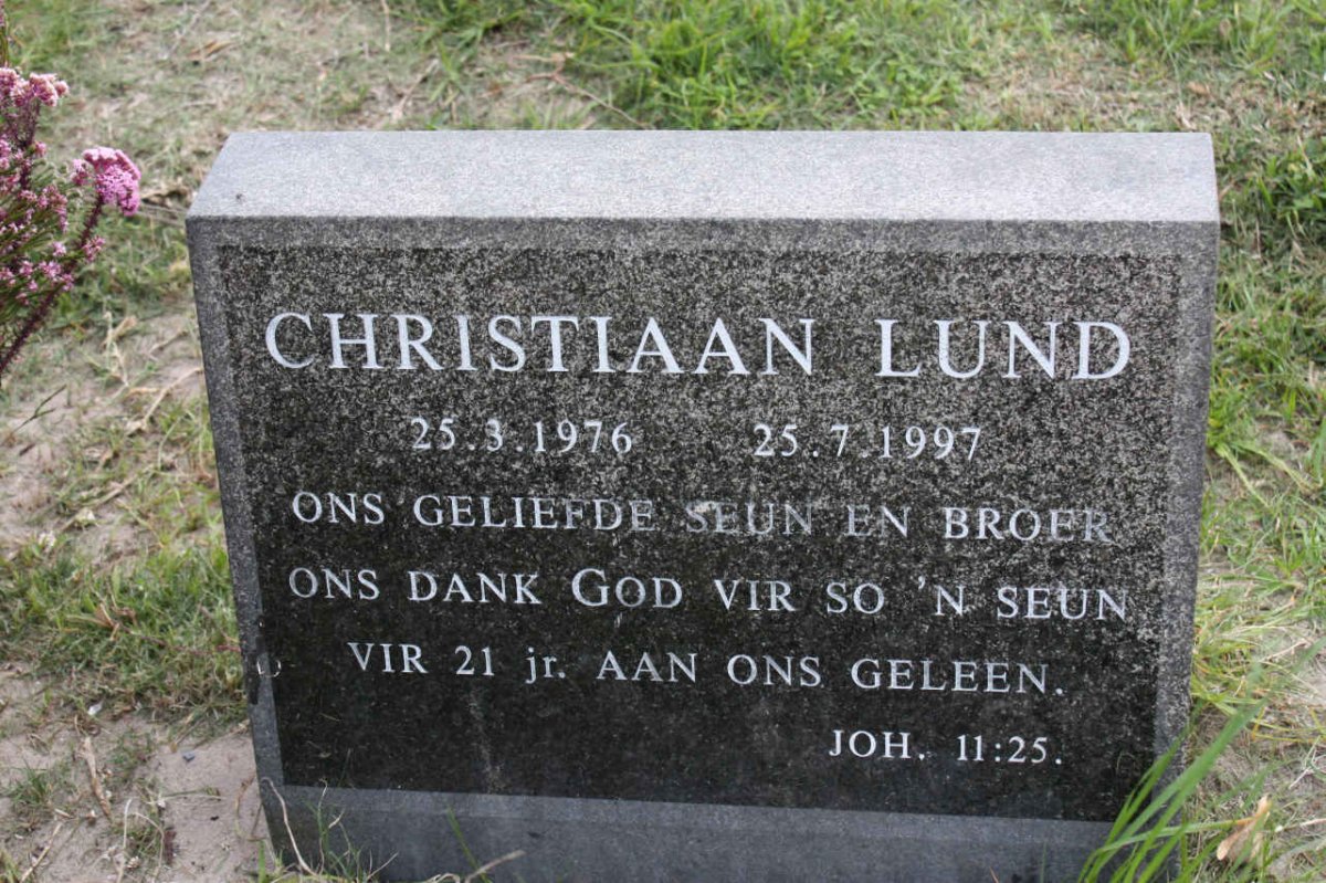 LUND Christiaan 1976-1997