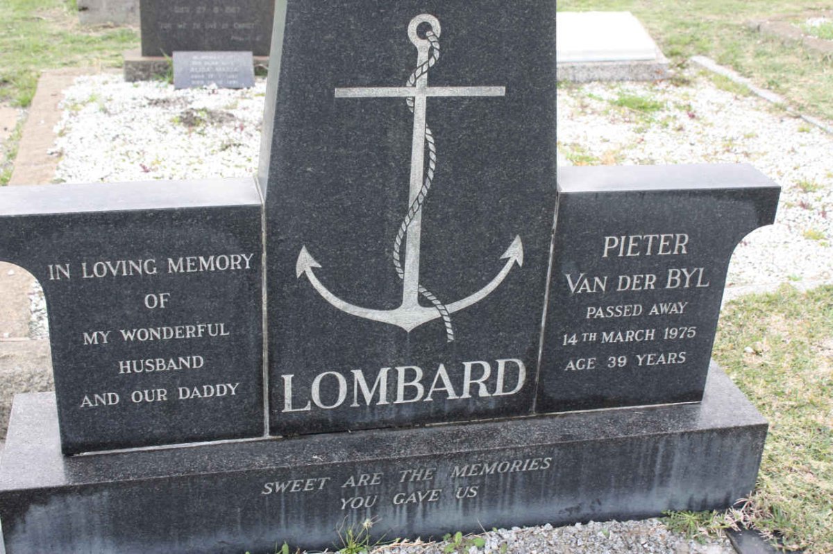 LOMBARD Pieter van der Byl -1975