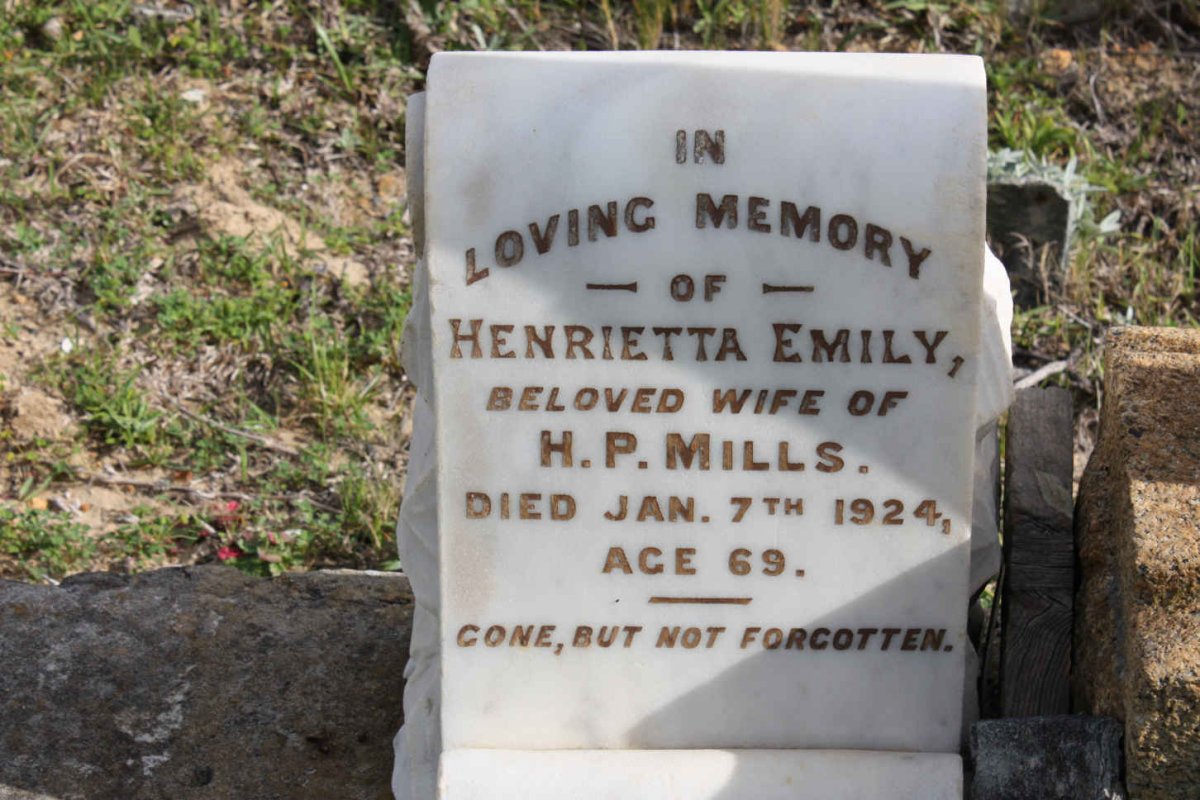 MILLS Henrietta Emily -1924