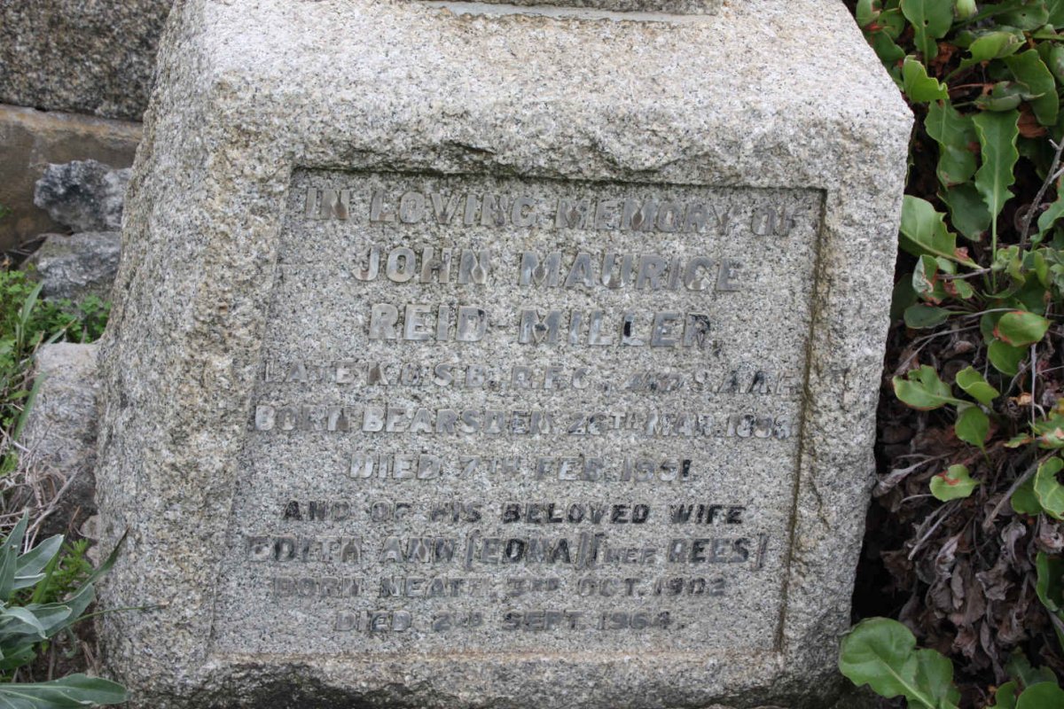 MILLER John Maurice, Reid 1898-1951 &amp; Edith Ann REES 1902-1964