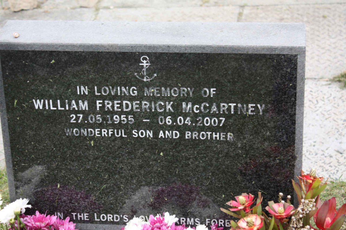 McCARTNEY William Frederick 1955-2007