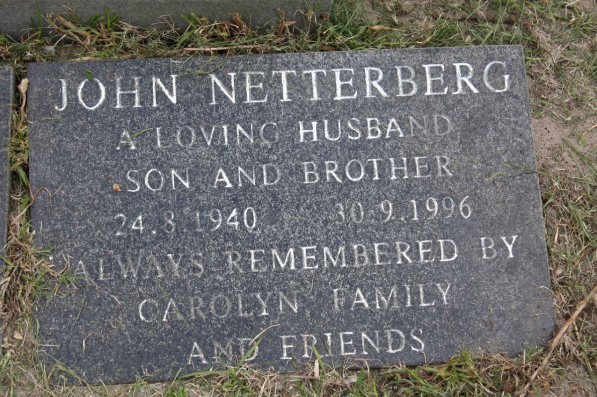 NETTERBERG John 1940-1996