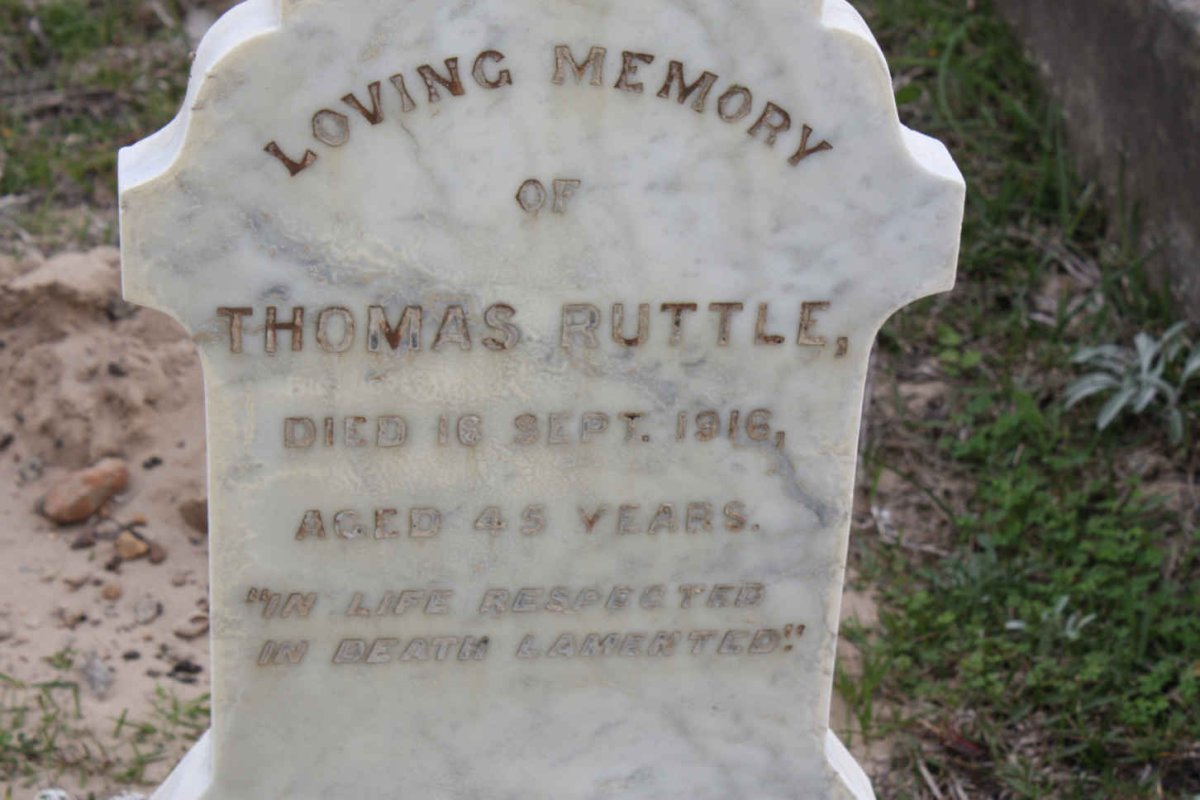 RUTTLE Thomas -1916