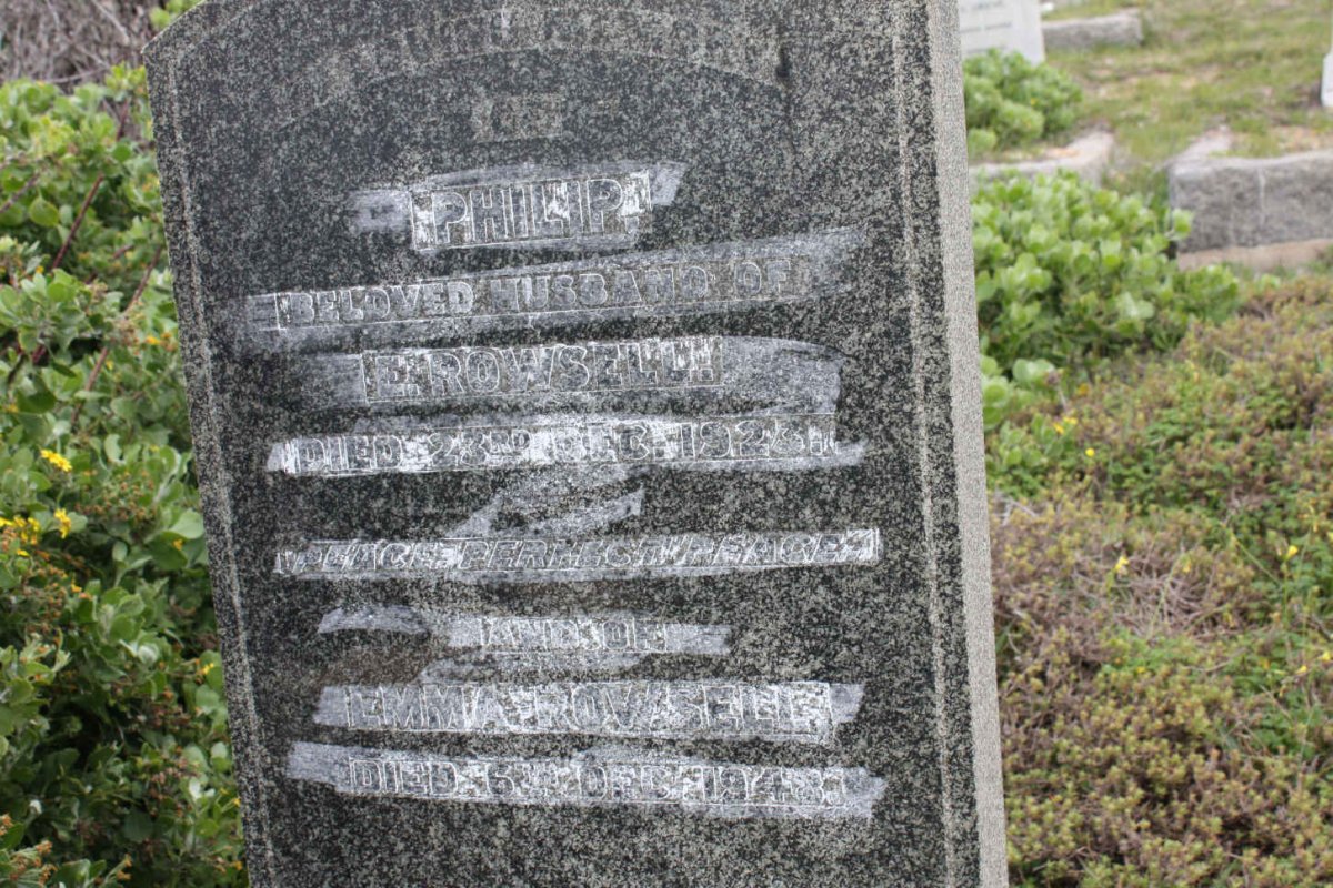 ROWSELL Philip -1923 &amp; Emma -194?