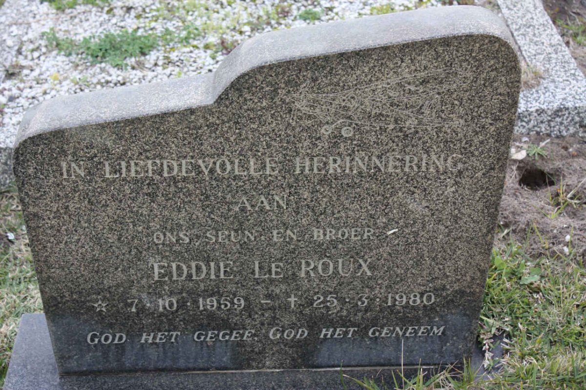 ROUX Eddie, le 1959-1980