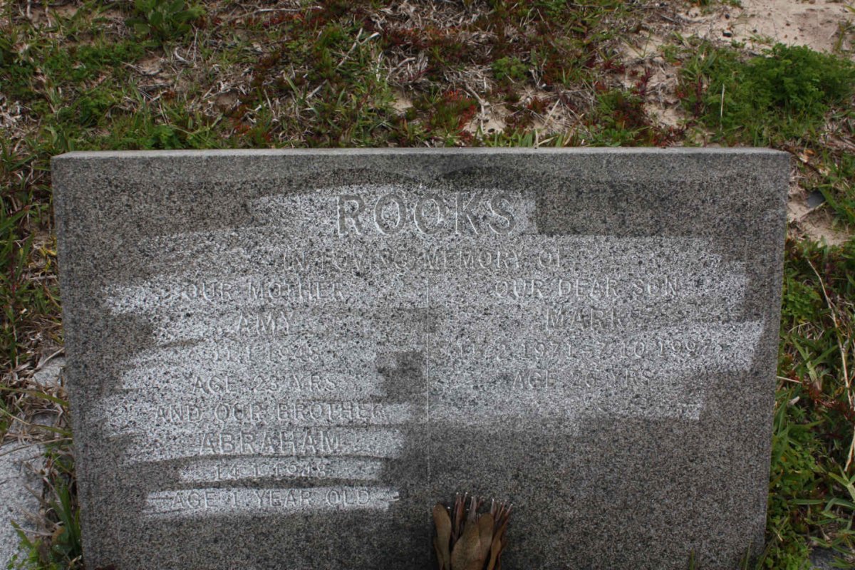 ROOKS Amy -1948 :: ROOKS Abraham -1948 :: ROOKS Mark 1971-1997