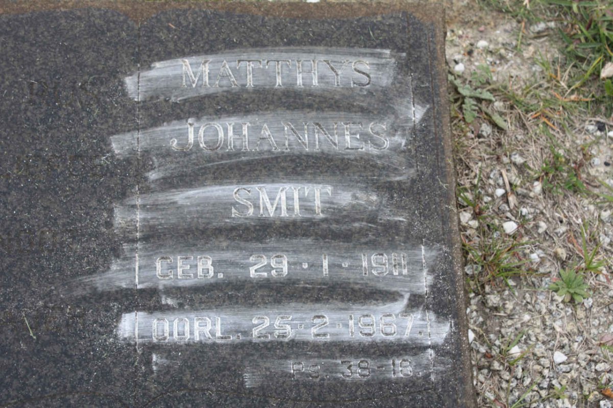 SMIT Matthys Johannes 1911-1967