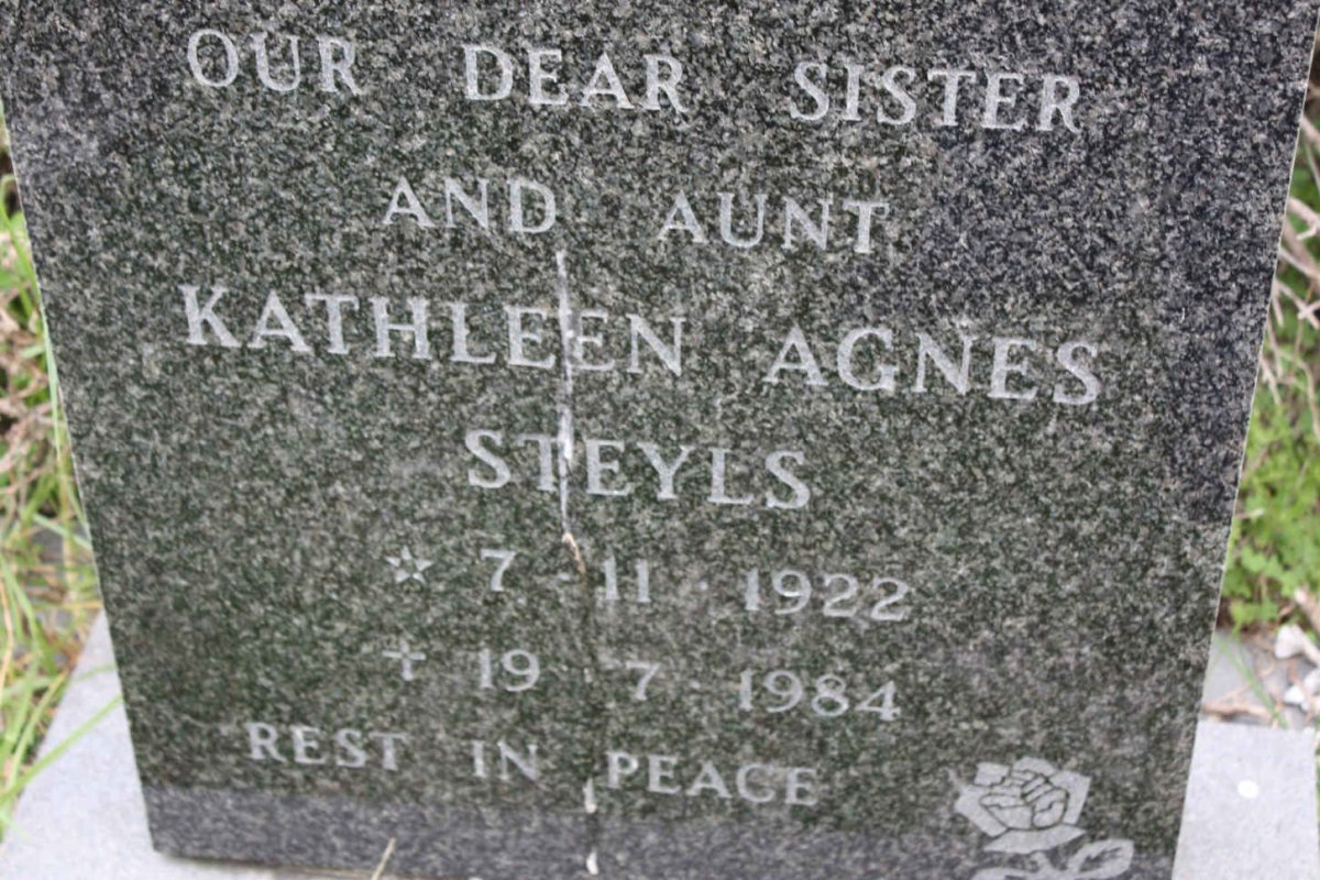 STEYLS Kathleen Agnes 1922-1984