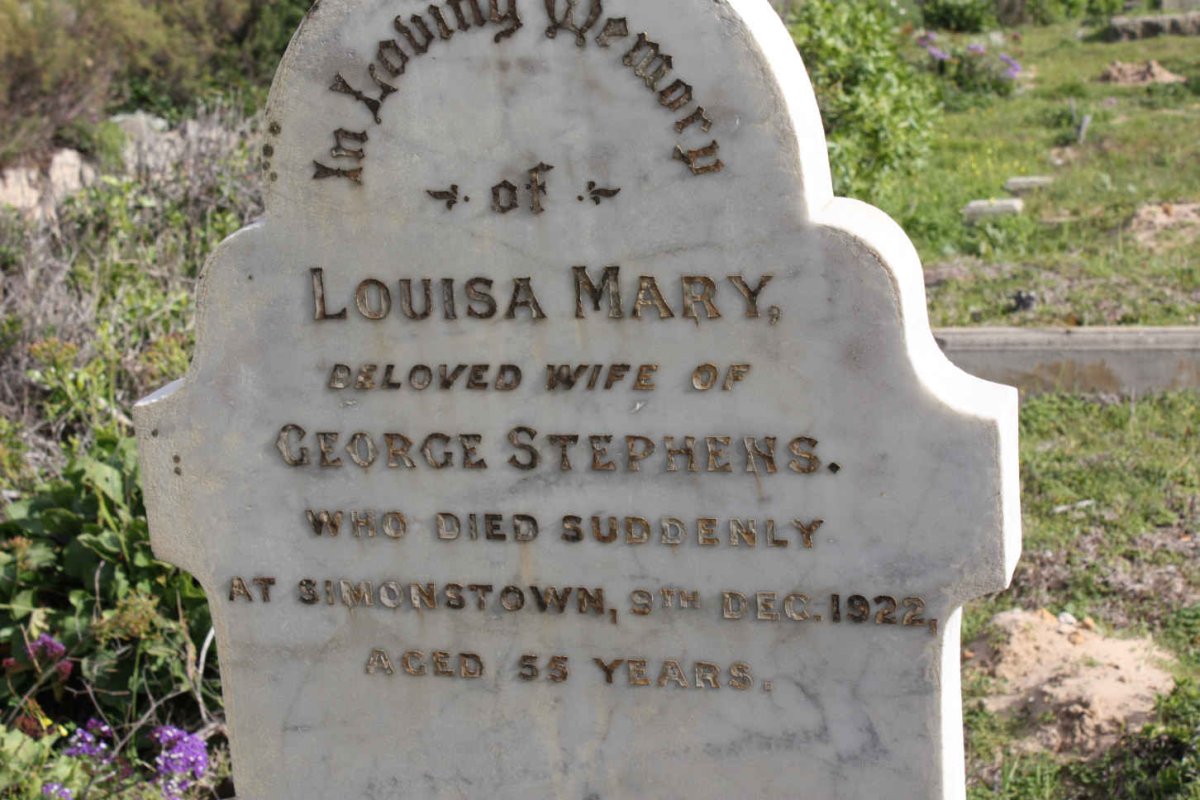STEPHENS Louisa Mary -1922