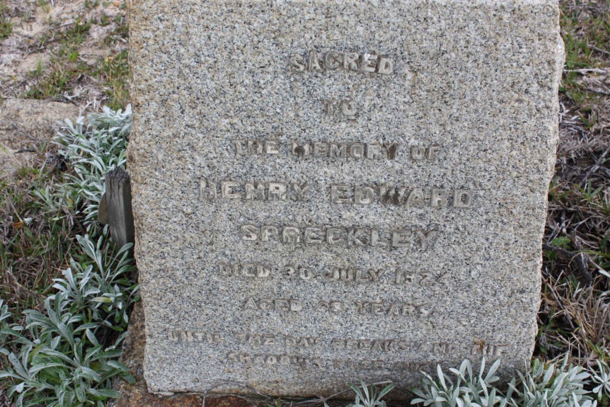 SPRECKLEY Henry Edward -1924