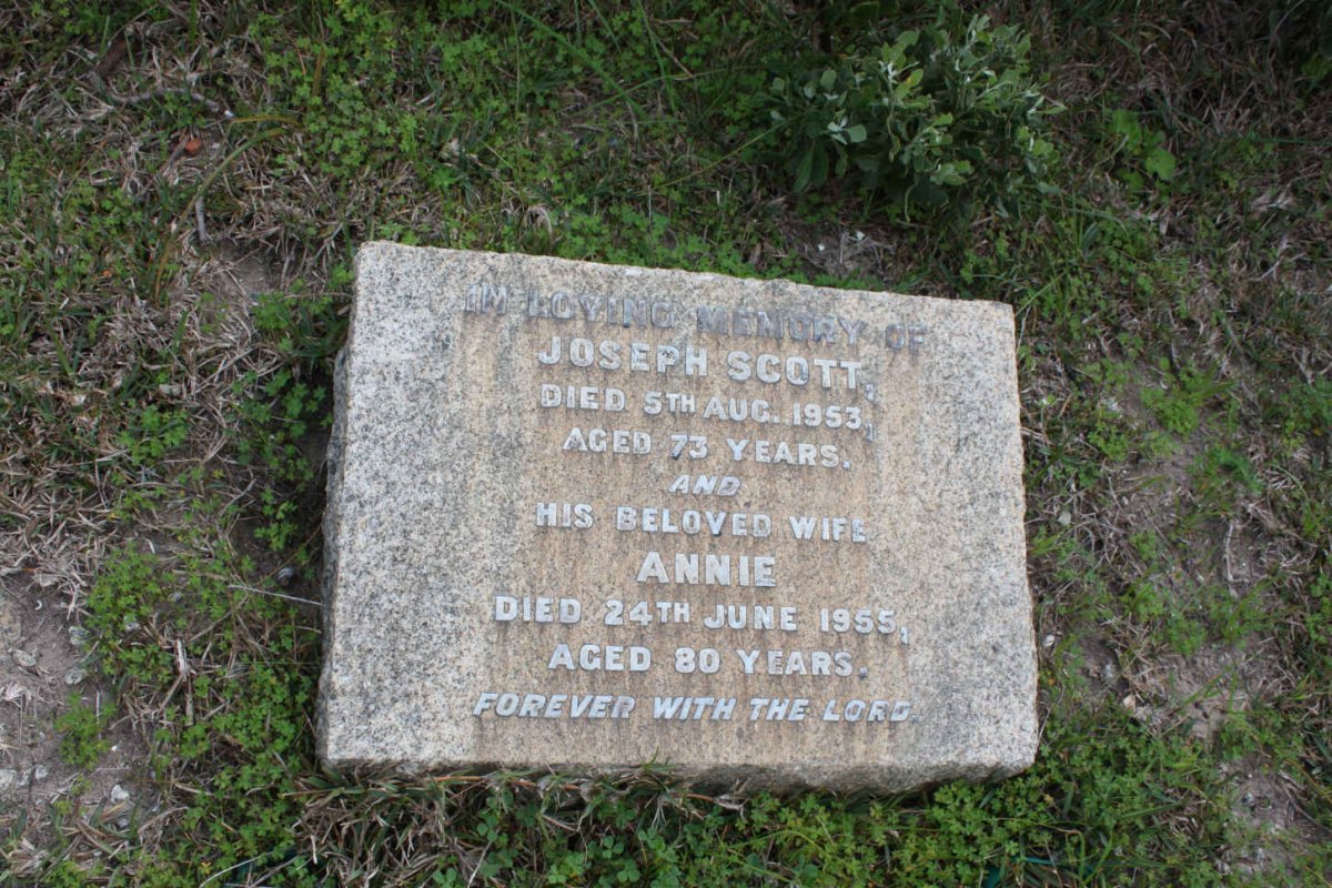 SCOTT Joseph -1953 &amp; Annie -1955