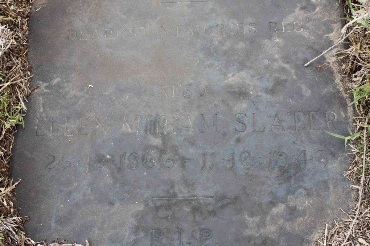 SLATER Ellen Miriam 1866-1943