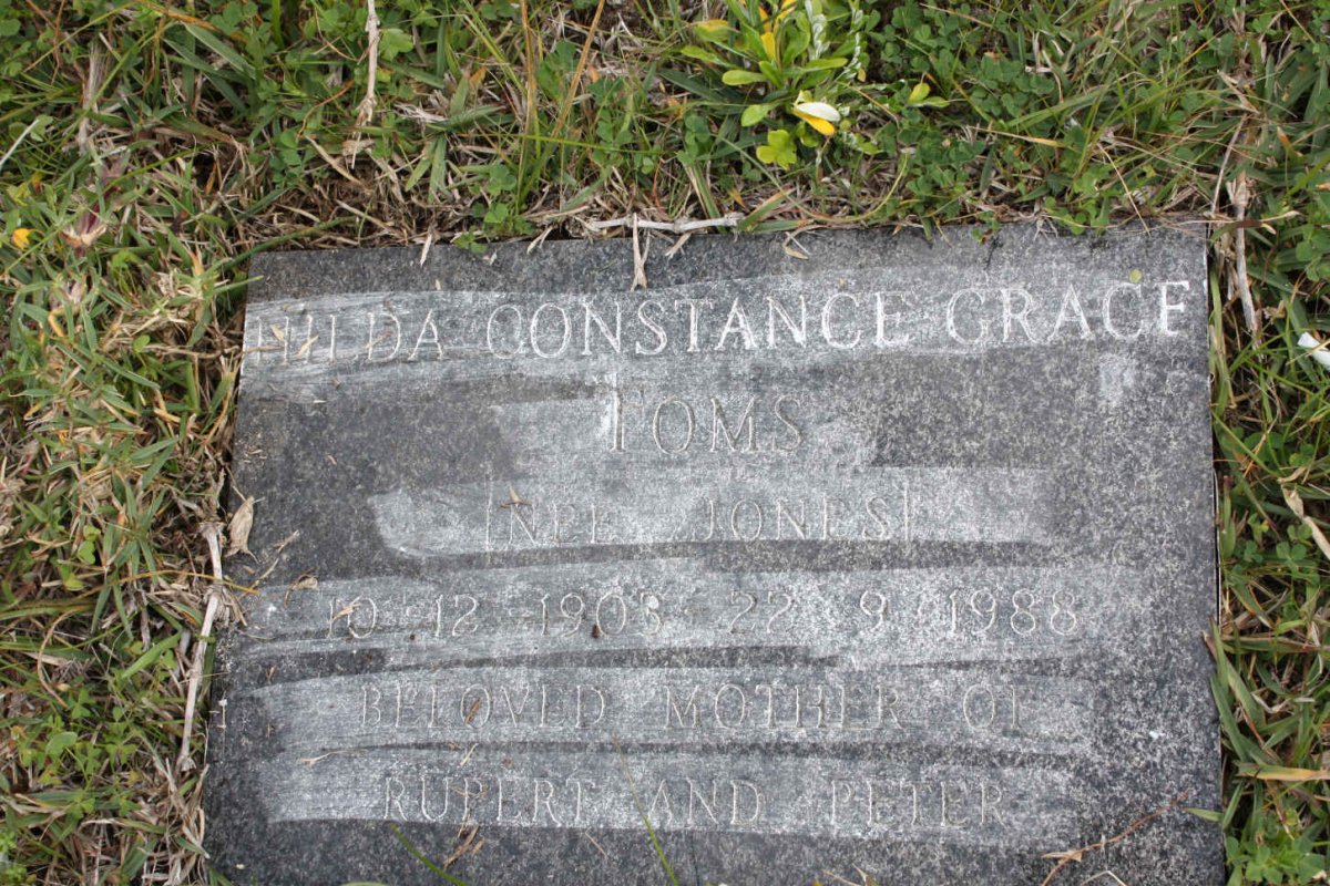 TOMS Hilda Constance Grace nee JONES 1905-1988