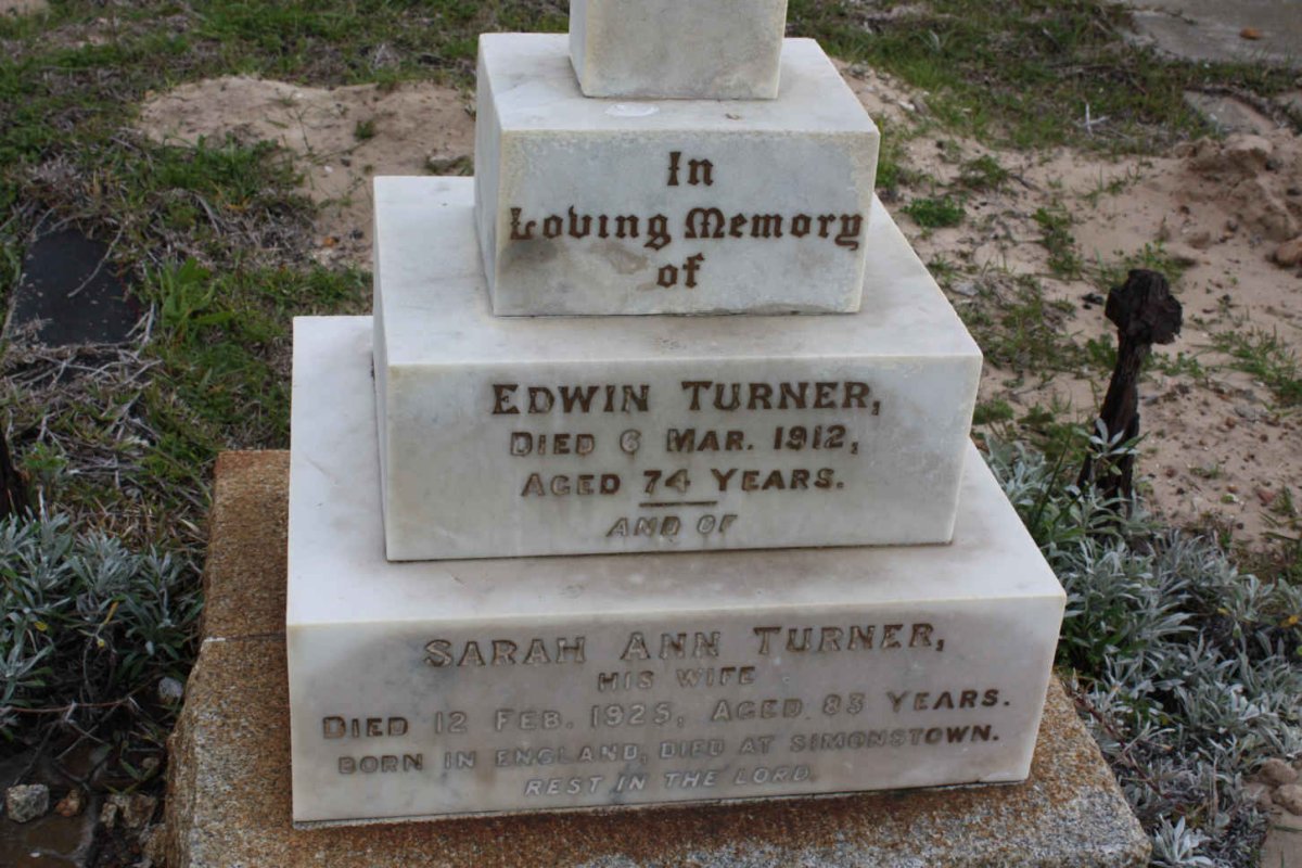 TURNER Edwin -1912 &amp; Sarah Ann -1925