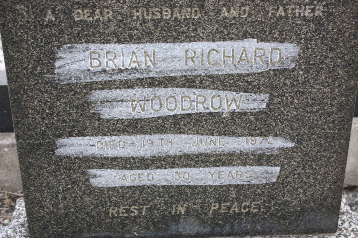 WOODROW Brian Richard -1972