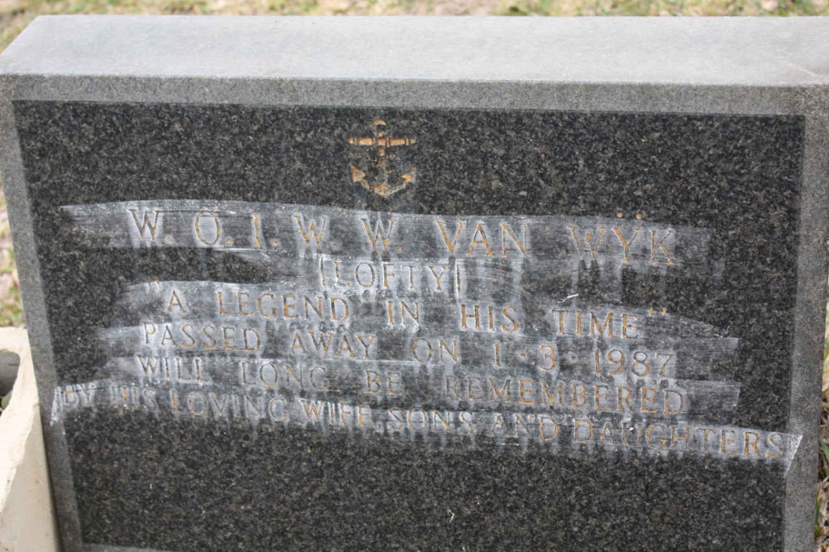 WYK W.W, van -1987