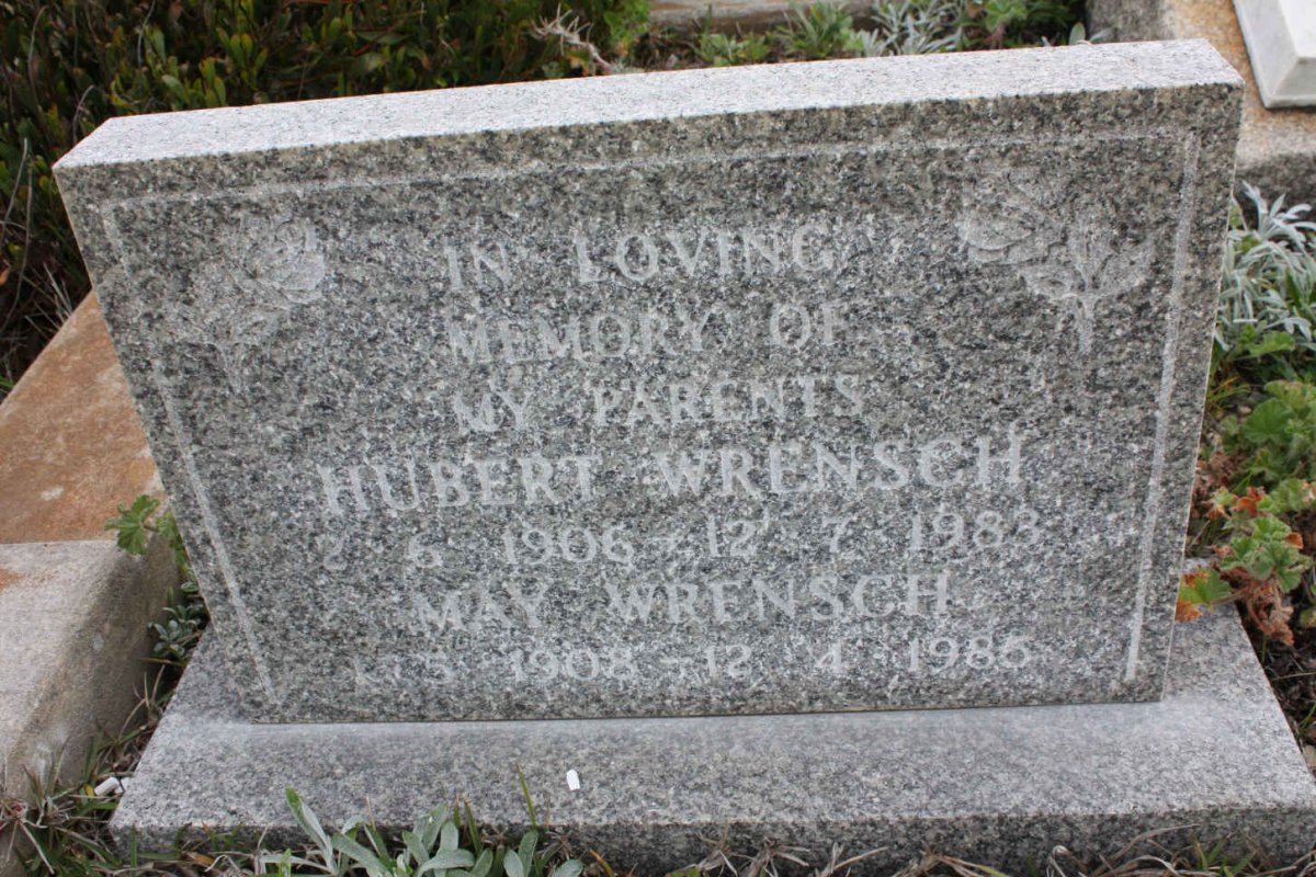 WRENSCH Hubert 1906-1983 &amp; May 1908-1986