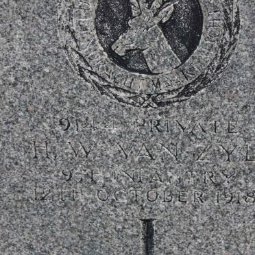 ZYL H.W., van -1918