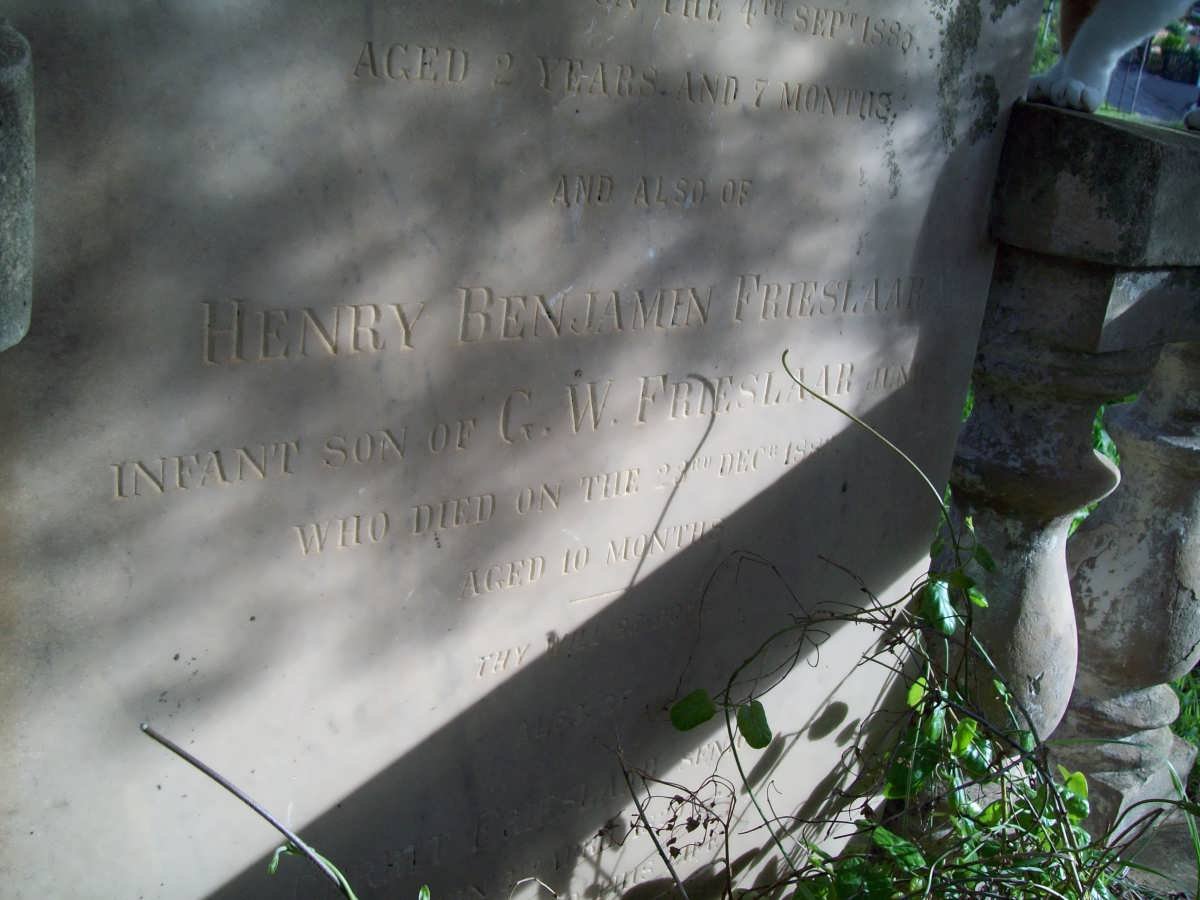 FRIESLAAR Henry Benjamen -188?