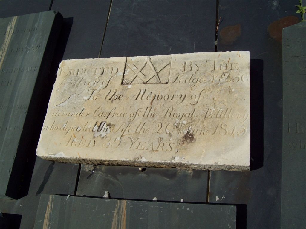 CARFRAE Alexander -1815