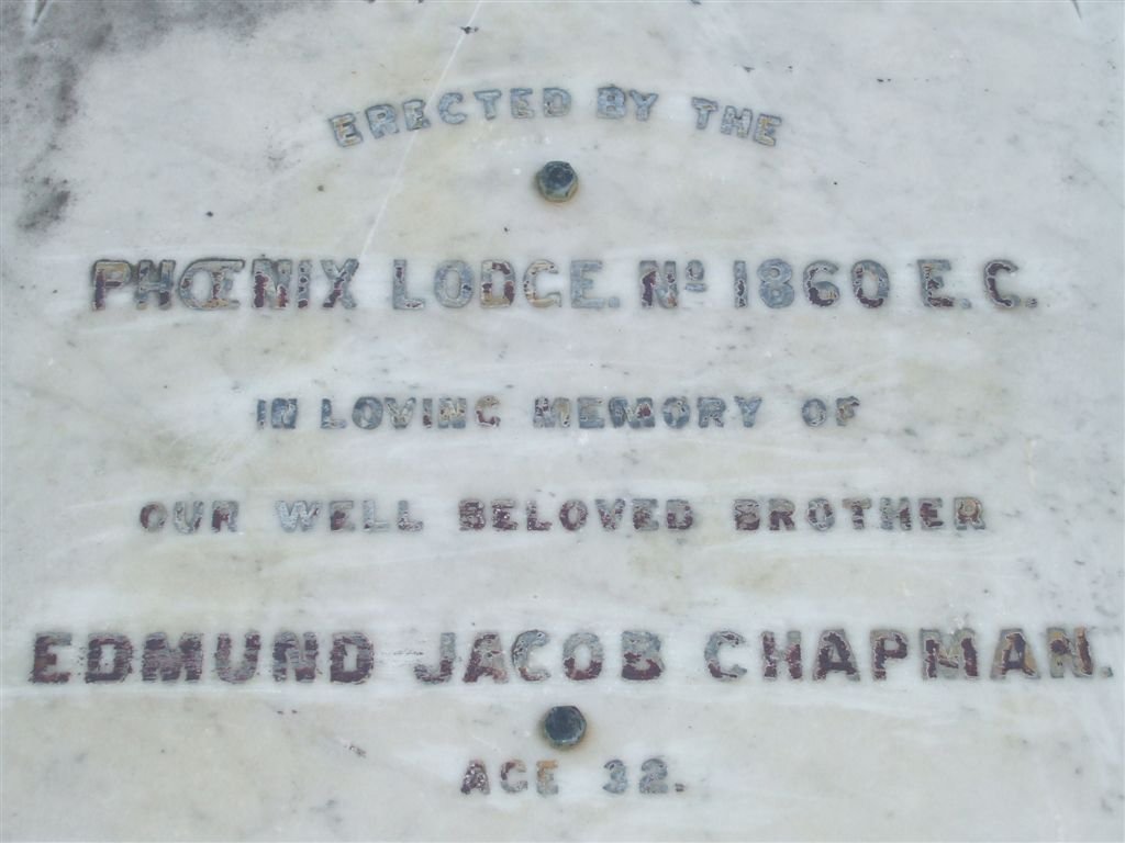 CHAPMAN Edmund Jacob