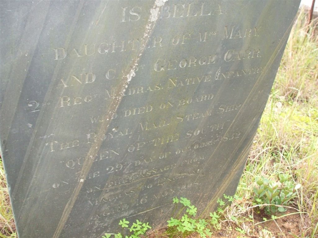 CARR Isabella -1852